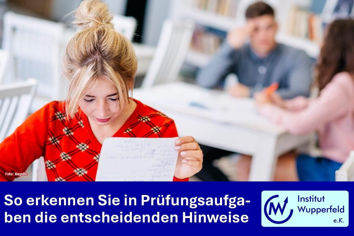 So erkennen Sie in Prüfungsaufgaben die entscheidenden Hinweise 