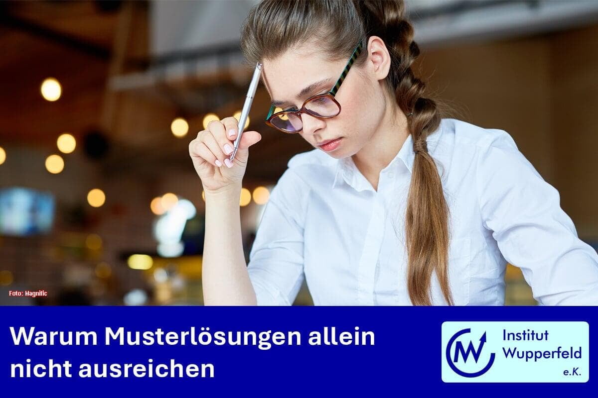 Warum Musterlösungen allein nicht ausreichen
