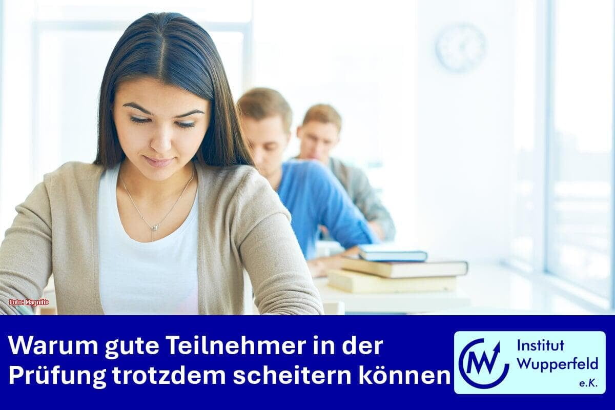 Warum gute Teilnehmer in der Prüfung trotzdem scheitern können Fachwissen allein garantiert noch keinen Prüfungserfolg